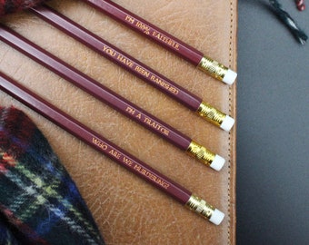 Traitors Inspired pencil set