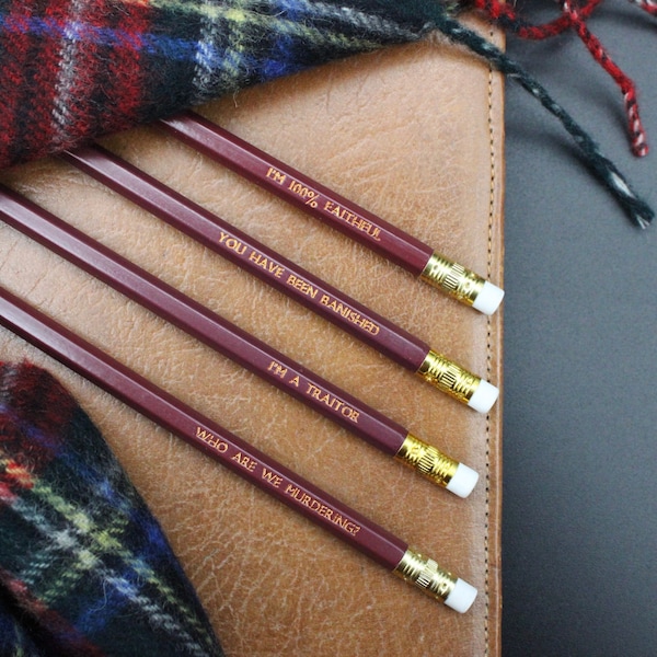 Traitors Inspired pencil set