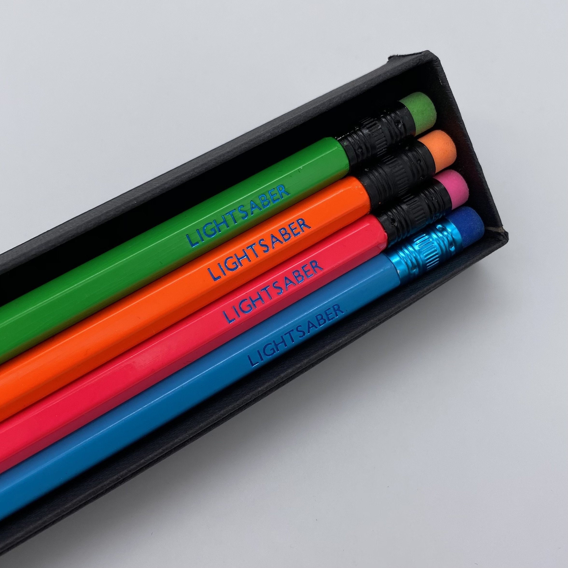 Lightsaber Pencils - Etsy