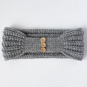 CROCHET PATTERN: Bailey Headband - crochet headband pattern, crochet head warmer, crochet ear warmer (baby, toddler, child, adult sizes)