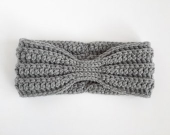 CROCHET PATTERN: Harper Headband - crochet headband pattern, crochet head warmer, crochet ear warmer (baby, toddler, child, adult sizes)