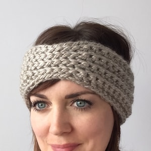 CROCHET PATTERN: Violet Headband - crochet headband pattern, crochet head warmer, crochet ear warmer (baby, toddler, child, adult sizes)