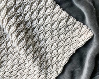CROCHET PATTERN: blanket, crochet blanket pattern, crochet afghan pattern, crochet baby blanket pattern - baby, lapghan, throw sizes