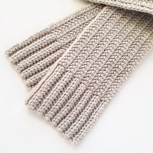 CROCHET PATTERN: Laurel Scarf - crochet scarf, long scarf, classic scarf, open ended scarf (toddler, child, adult sizes)