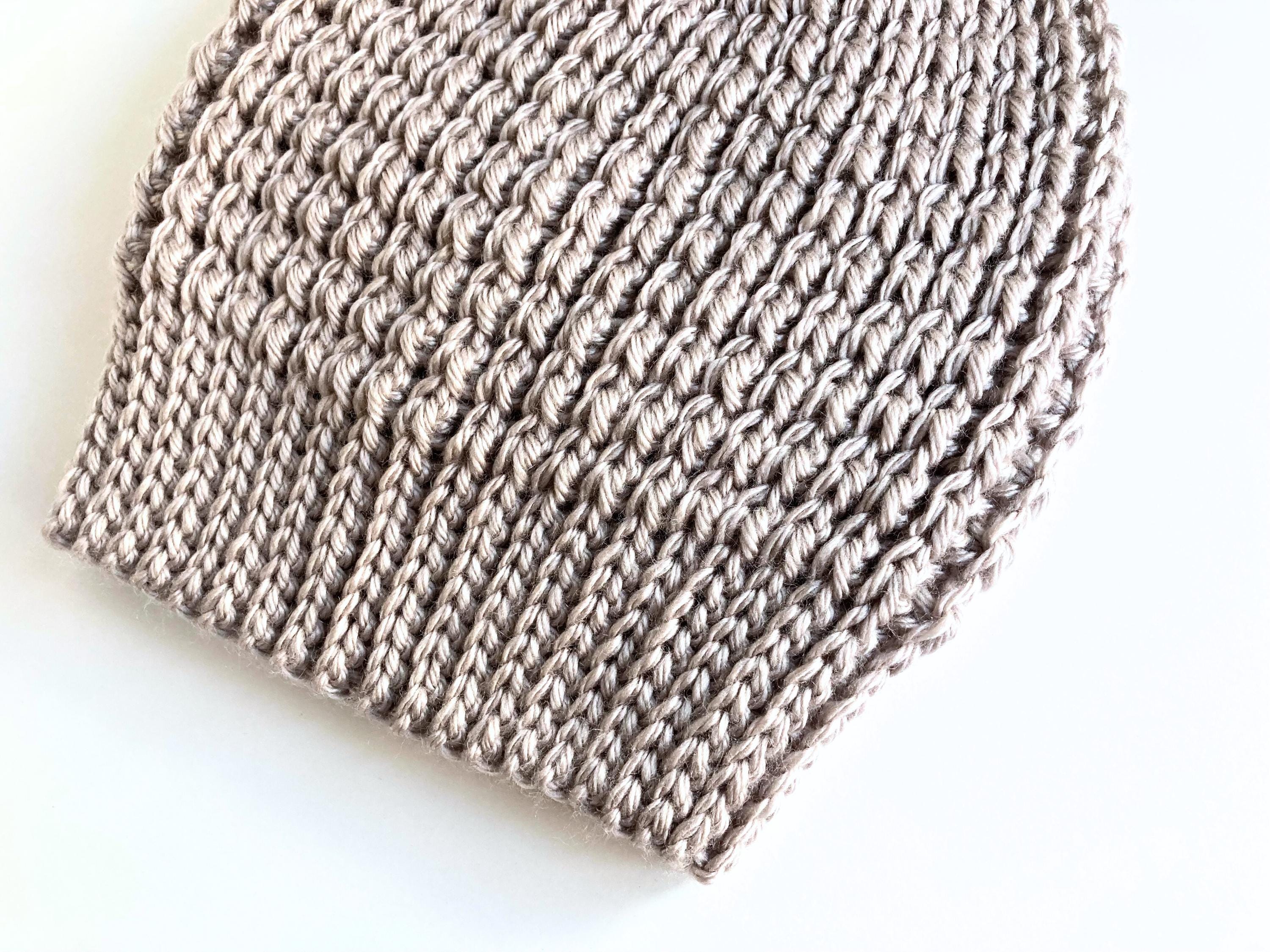 CROCHET PATTERN: Hat Beanie, Modern Textured Crochet Beanie Pattern ...