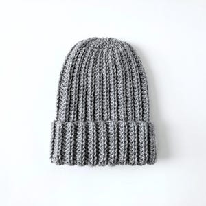 CROCHET PATTERN: hat beanie, knit-look texture crochet hat with fold up brim, double brim crochet beanie - baby, toddler, child, adult sizes