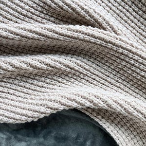 CROCHET PATTERN: Baby Blanket Crochet Pattern PDF, Easy Crochet Blanket Pattern, Knit-Look Crochet Baby Blanket Pattern, Afghan, Throw