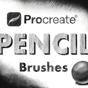 40 Procreate Bleistiftpinsel für digitales Zeichnen und Illustrationen
