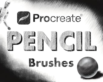 40 Procreate Pencil Brushes For Digital Drawing And Illustration