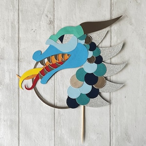 Décoration de gâteau dragon, décoration de gâteau personnalisée, cadeau pour amoureux des dragons, décorations de fête fantastiques