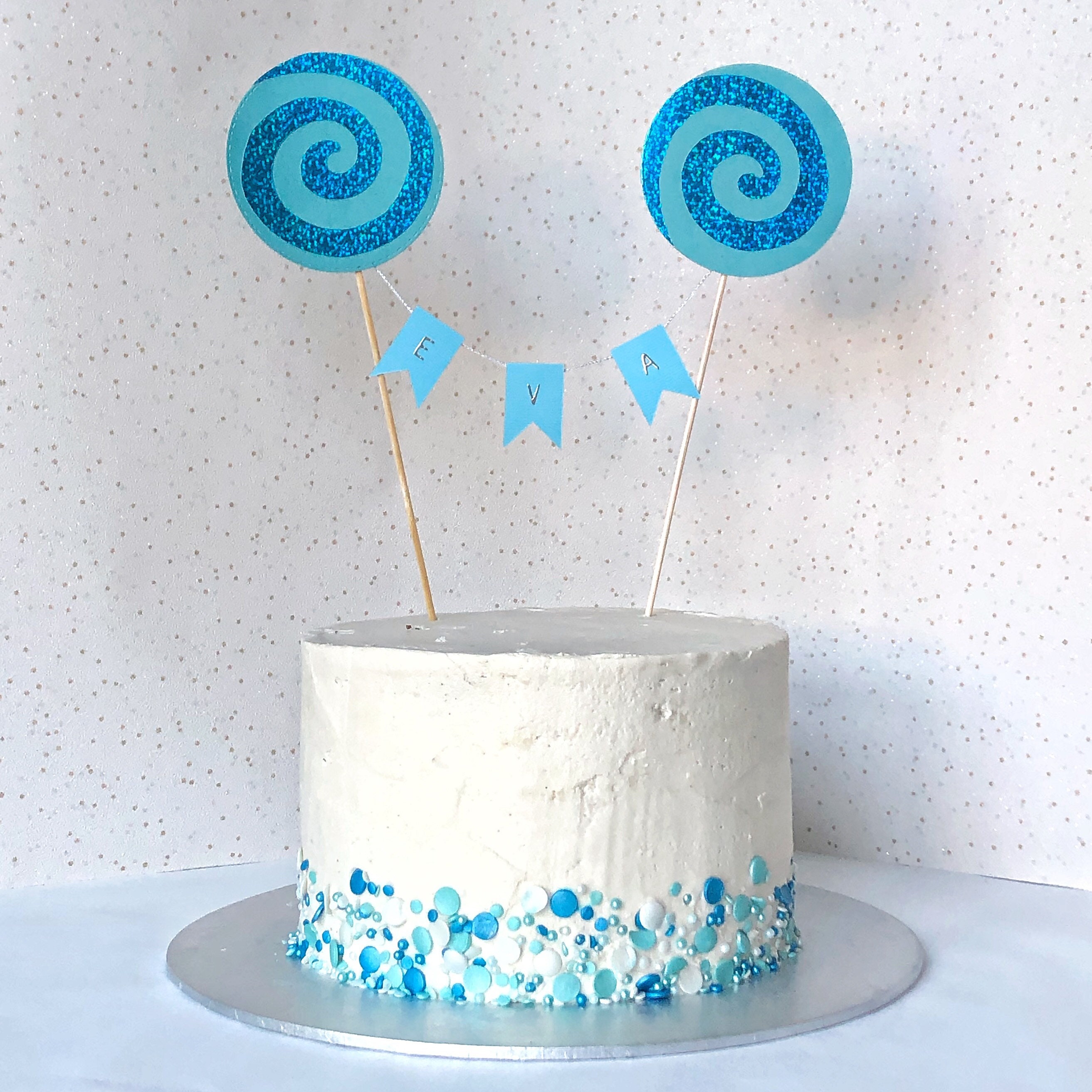 Birthday Cake Topper Personalised Candy Cake Topper Sweet Etsy