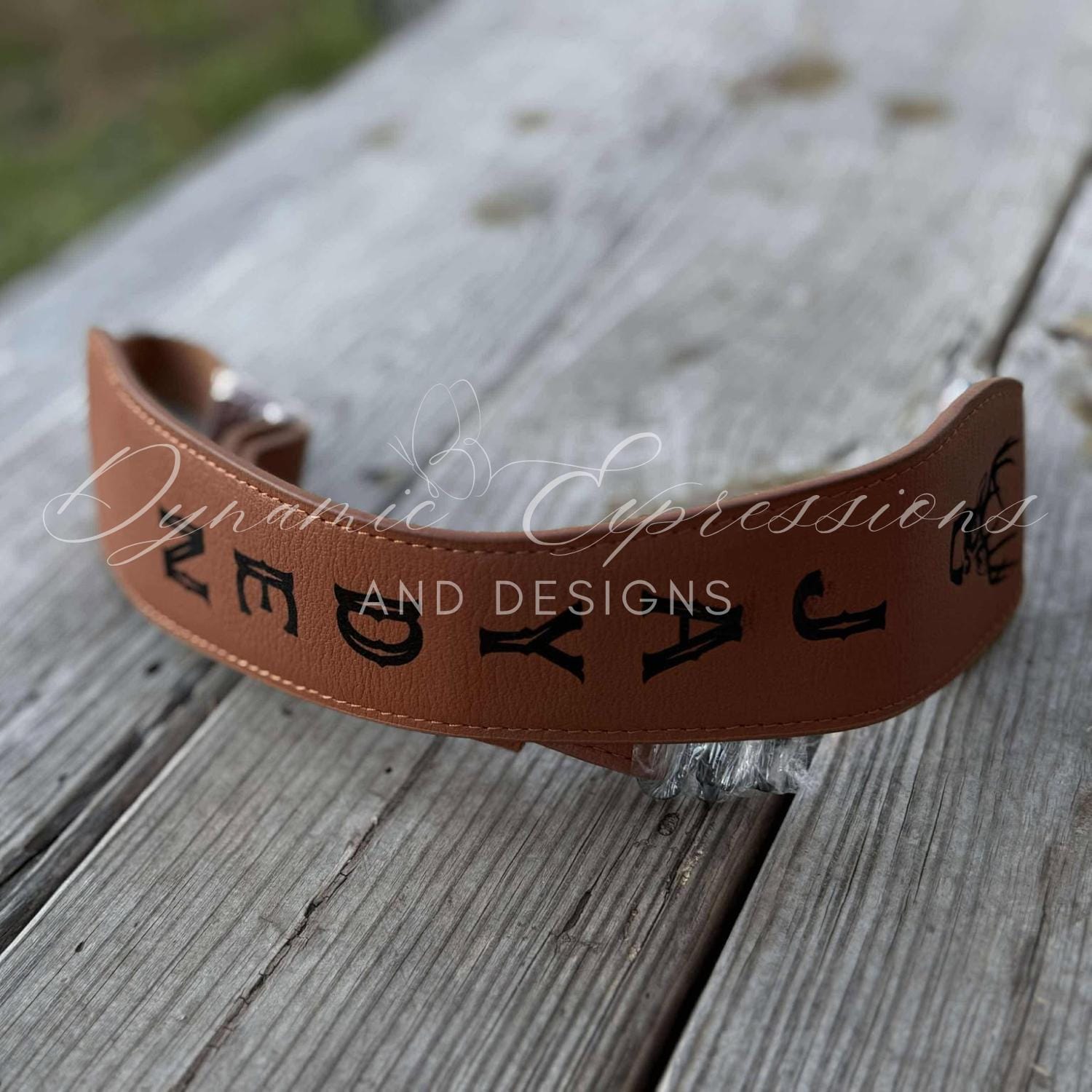 Personalized Leather Strap, Custom Laser Engraved Sling, Outdoorsman ...