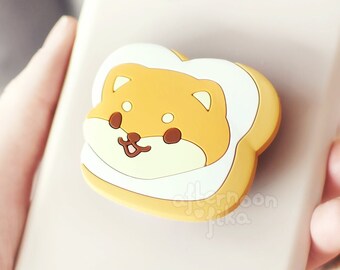 Bread Boy Shiba Phone Grip