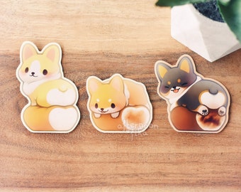 Corgi Loaves Sticker Set