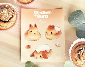 Cinnamon Buns Sticker Sheet