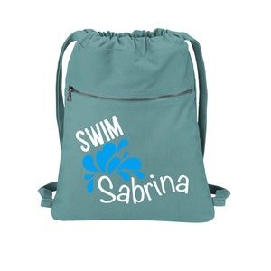 Sac de natation personnalisé, cours de natation, sac de natation pour filles, sac personnalisé, sac de serrage personnalisé, sac avec nom, expédition rapide, cadeau de nageur pour fille