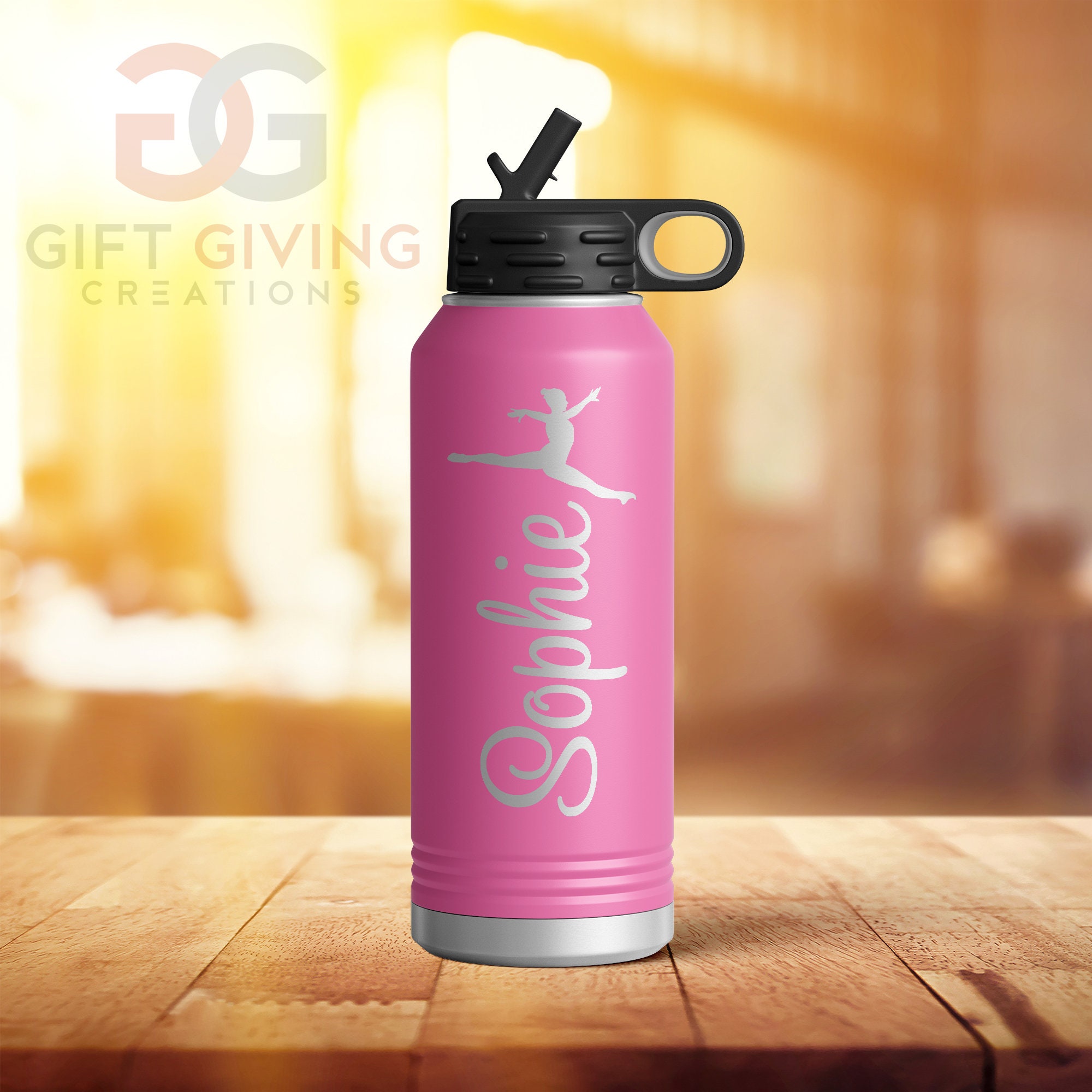 Sore Today Strong Tomorrow, sport, gym, fitness Water Bottle by Quote Store