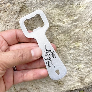 Custom Bottle Opener, Custom Beer Opener, Engraved Bottle Opener, Wedding Party Gifts, Custom Bottle Opener, Laser Engraved Black, Gift
