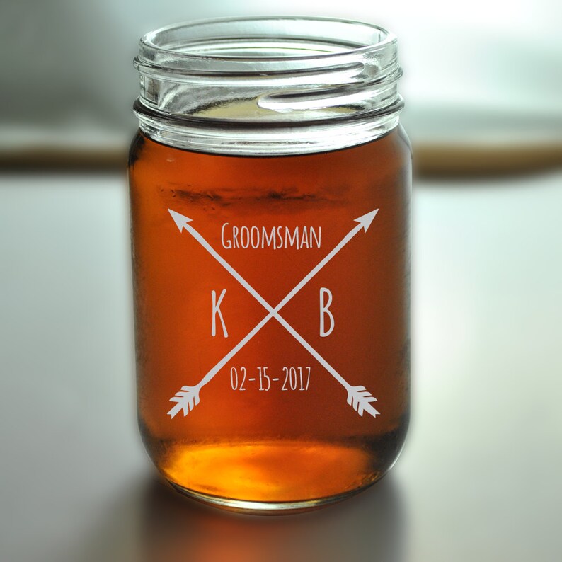 Custom Engraved Mason Jars SHIPS FAST Wedding Mason Glasses Etsy