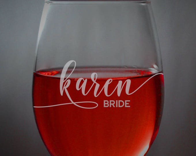 Custom Laser Engraved Wine Glasses Etched Wine Glass Gift Etsy