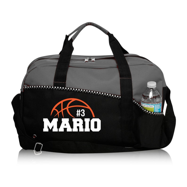 personalised basketball bag