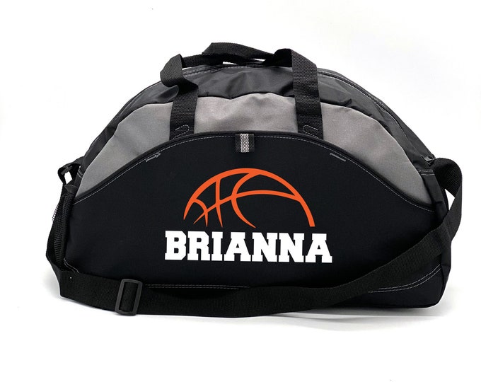Custom Basketball, Basketball Duffle Bag, Personalized Bag, Basketball Bag, Basketball Player, Basketball Boy, Love Basketball, Duffle Bag