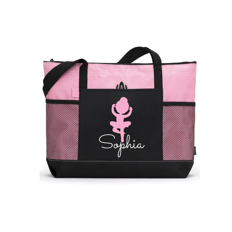 Custom Dance Bag Dance Tote Bag Personalized Tote Pink Tote Etsy