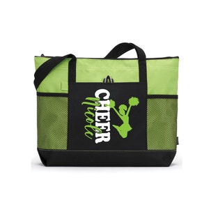 Cheer Coach Gift, Cheer Gift, Cheer Coach Tote, Cheer Tote, Glitter Bag, Cheer Coach Bag, Cheer Mom Tote, Personal Cheer Bag, Love Cheer
