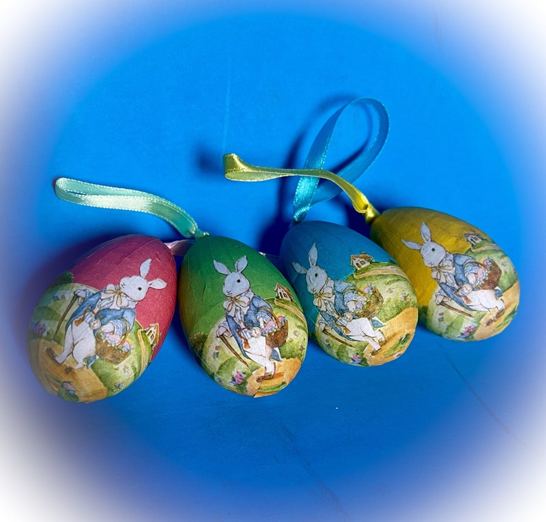 Papier-m\u00e2ch\u00e9 Decorative Easter Egg Decorations