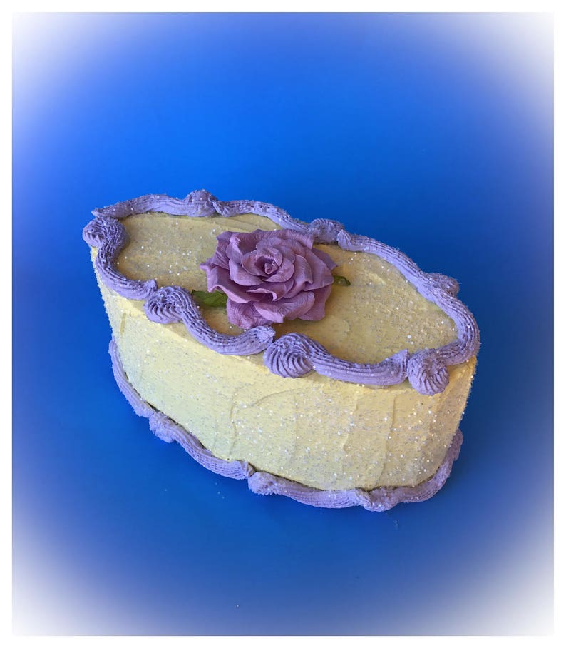 Elegant Oval Shaped Cake Etsy