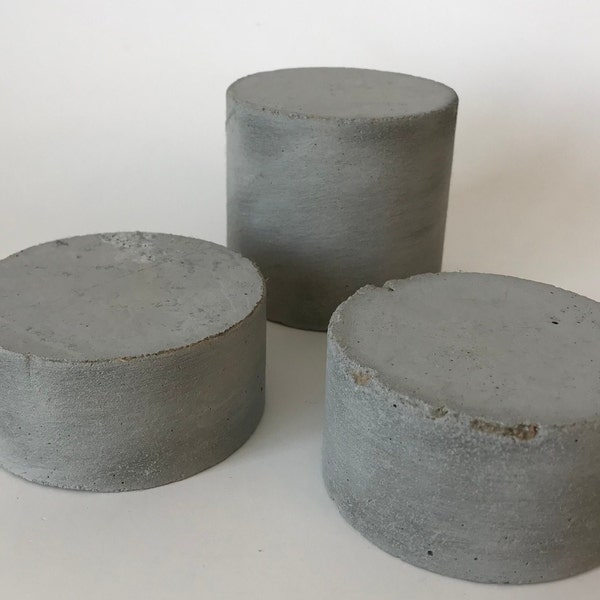 Concrete Display Cylinder SET, Photo Props