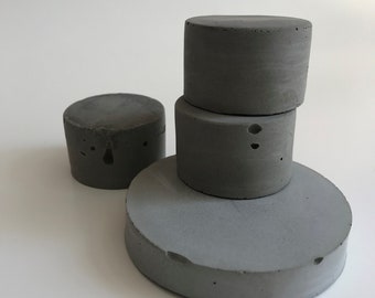 Beton Ausstellungsständer, Zylinder, Foto Requisiten