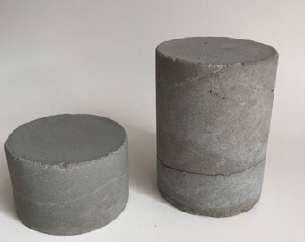 Concrete Display Cylinders, Photo Props