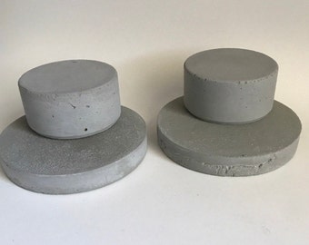Concrete Display Rounds (Set of 4), Photo Props