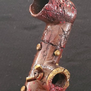 Bioshock Splicer Pfeife Cosplay Prop Verrostet & Beschädigt