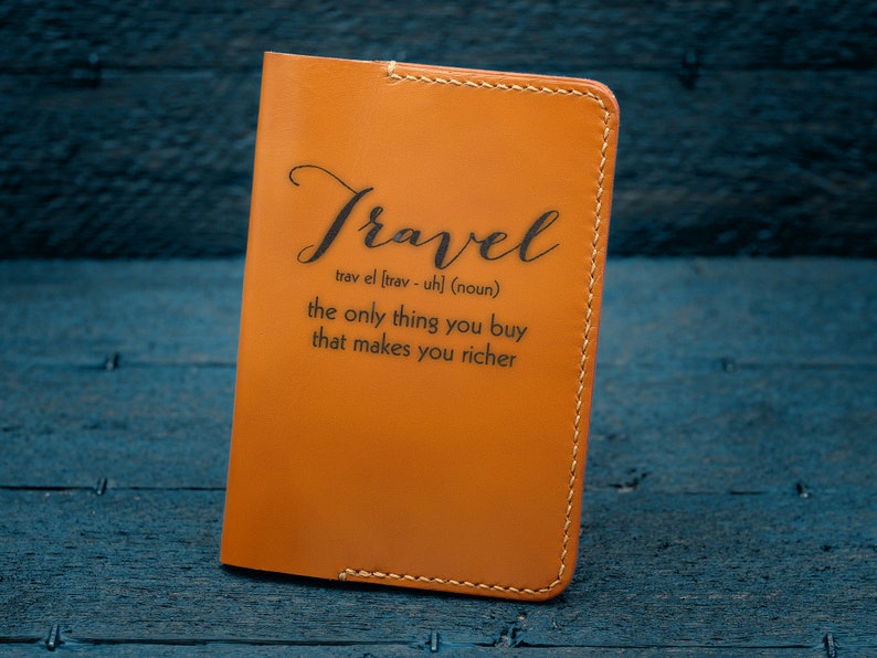 Design Your own Leather passport cover / Passport wallet / image 1
