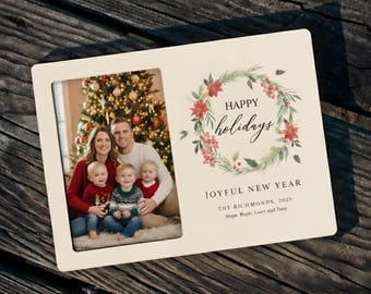 Merry Christmas Picture Frame, Family Christmas Frame, Christmas Memory Picture Frame, Christmas Gift, Christmas Picture Display Frame