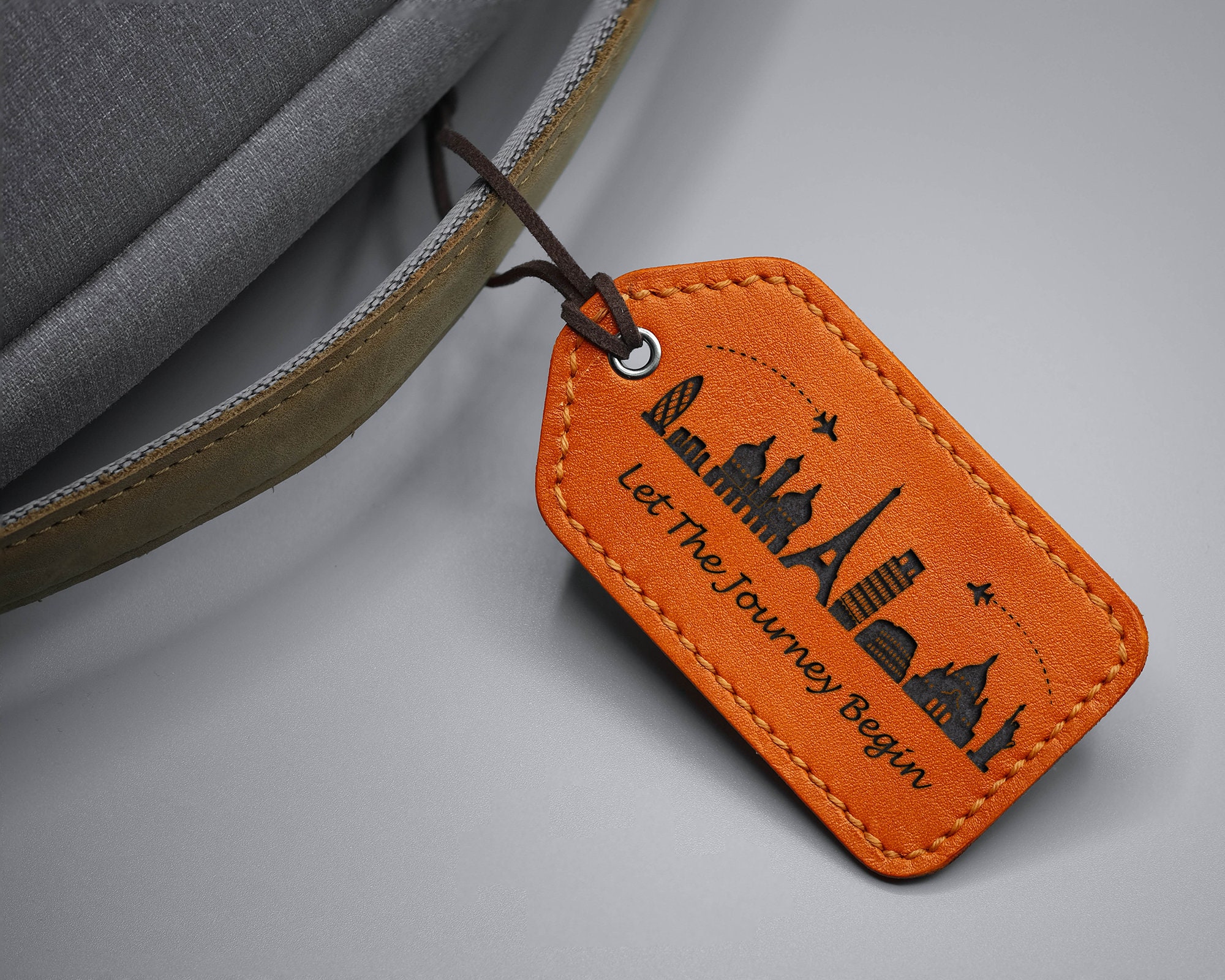 Leather Luggage Tag Luggage Tags Personalized Birthday Gift Etsy