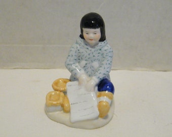 Alaska Arctic Treasures Millie Figurine, Vintage Alaskan Souvenir home decor, pre owned