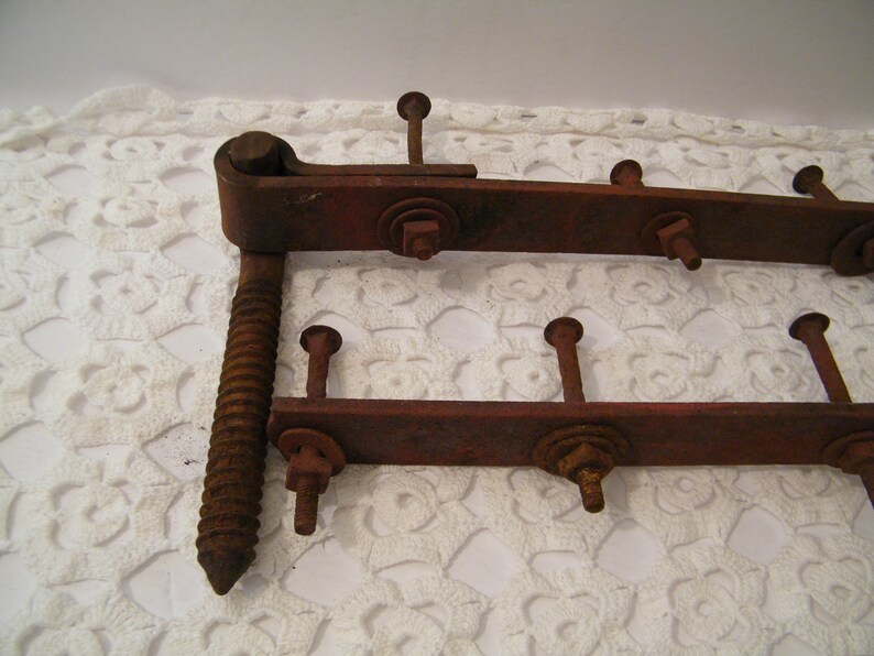 Antique Barn Door Strap Hinges 16 inch Hand Cast Iron Etsy