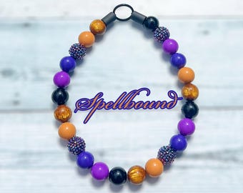 Spellbound, Halloween, dog bead collar, slip on