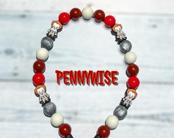 Pennywise Beaded Dog Collar, Slip-On Halloween Collar