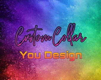 Custom collar you design, Beaded Dog Collar, Dog Collar, You pick colors, slip on, Customizable, design your own collar