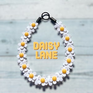 Collare per cani con perline floreali Daisy Lane: collana decorativa leggera