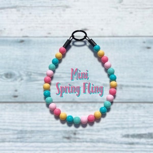 Mini Spring Fling Dog Bead Collar, Slip-On Cat Collar