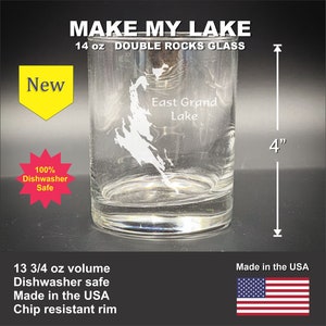 Make My Lake 14 oz Double Rocks Glass