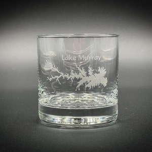 Lake Murray - Lake Life - North Carolina - South Carolina - 10.25 oz Knob Rocks Glass