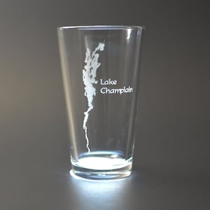 Lake Champlain - Lake Life - beer glass