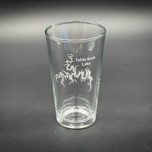 Table Rock Lake Missouri - Laser engraved pint glass