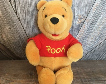 vintage pooh bear stuffed animal